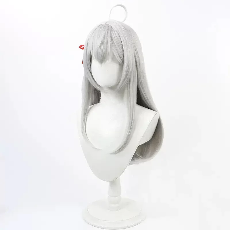 Alisa 60cm Silver Gray Synthetic Wigs