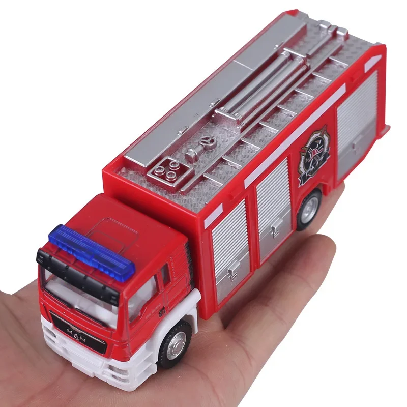 1:36 alloy Engineering vehicles,high simulation man Fire truck,Transport car toys,children\'s educational toy,free shipping F271