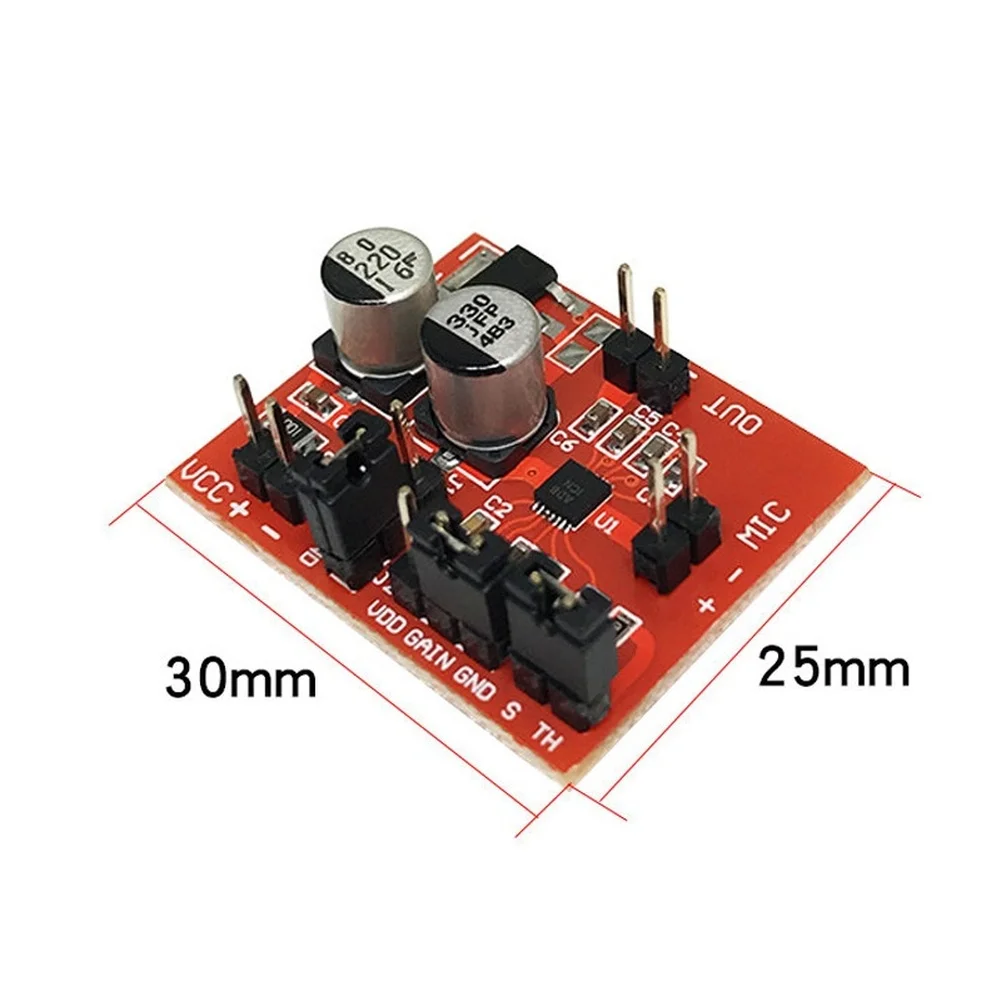 1pc MAX9814 Electret Microphone Sound Enhancement Board With AGC Function DC3.6V-12V Sound Enhancement Board For Clear Audio