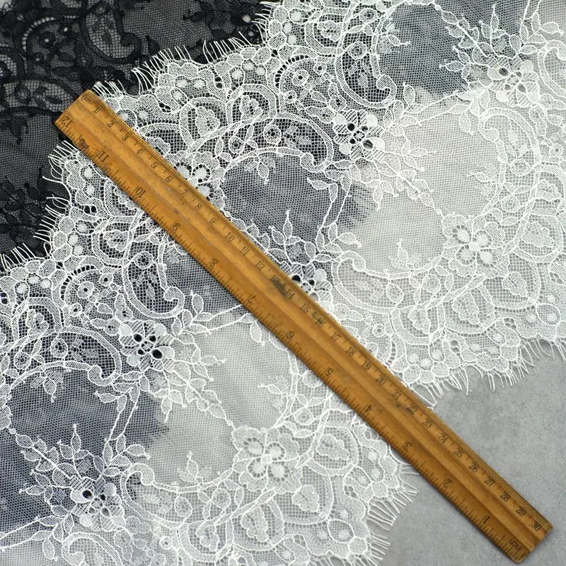 3 متر سعر الجلد ودية رمش الدانتيل تقليم DIY بها بنفسك الأسود التطريز الدانتيل تقليم صدفي اليدوية الخياطة الحرفية الملابس الداخلية الملحقات