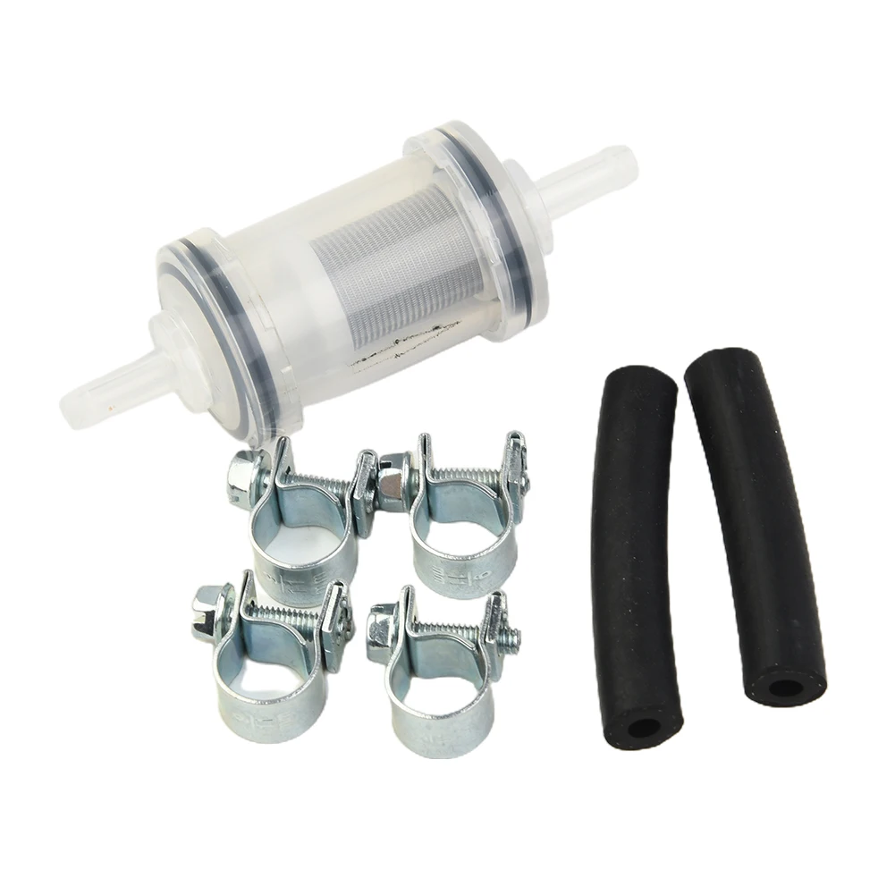 Parking Heater Fuel Filters ID 5mm OD 11mm 77mm Diesel Transparent W/ Hose & Clip For Eberspacher Heater Useful