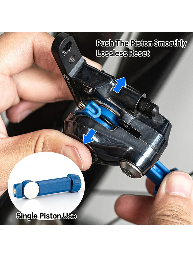 AliExpress NONE Durable Steel Bike Hydraulic Disc Brake Tool 360° Rotatable 2-in-1 Piston Reset&Caliper Spreader, Must Have for Brake Pad Change
