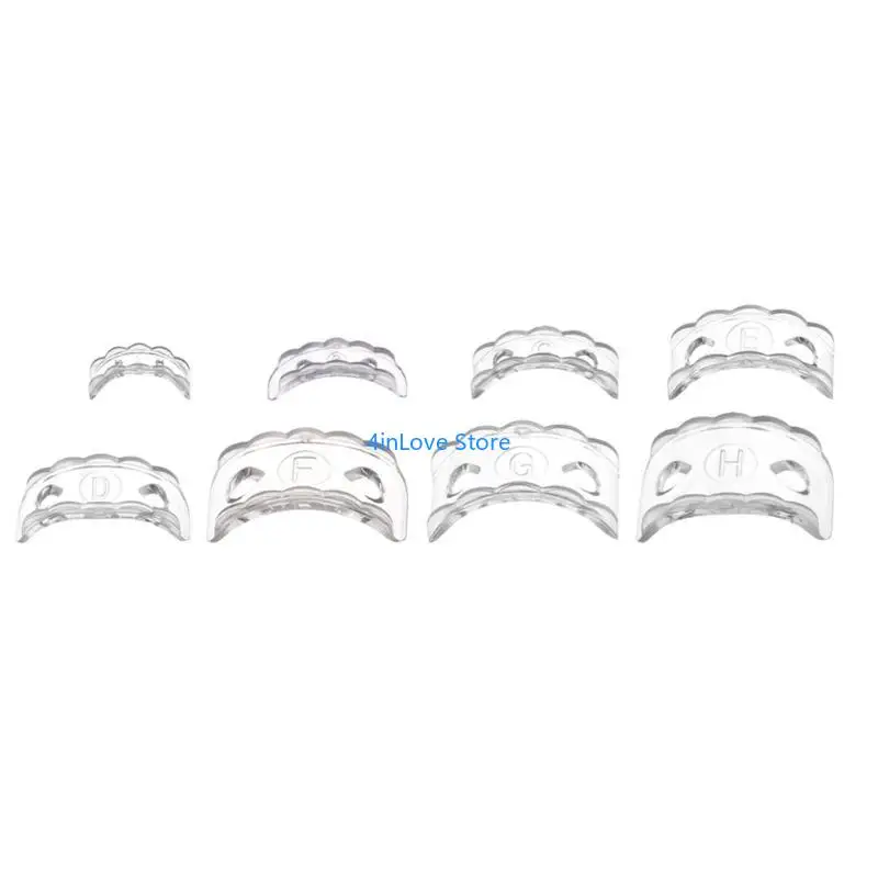 

T4MD набор из 8 регуляторов размера колец, силиконовый затягиватель, подходит для свободных колец, удобный размер, аксессуары