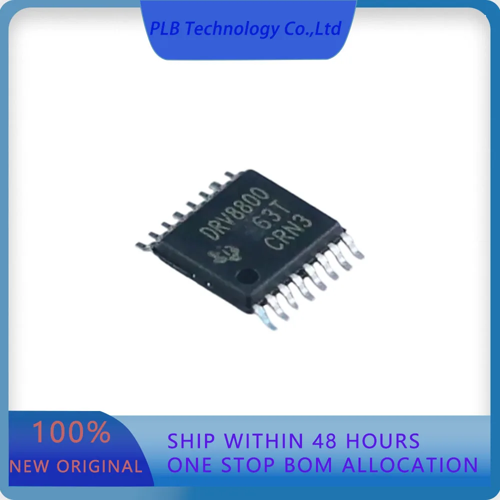 10PCS/LOT DRV8800PWPR DRV8800  TSSOP-16-EP Brushed DC Motor Drivers Original Stock