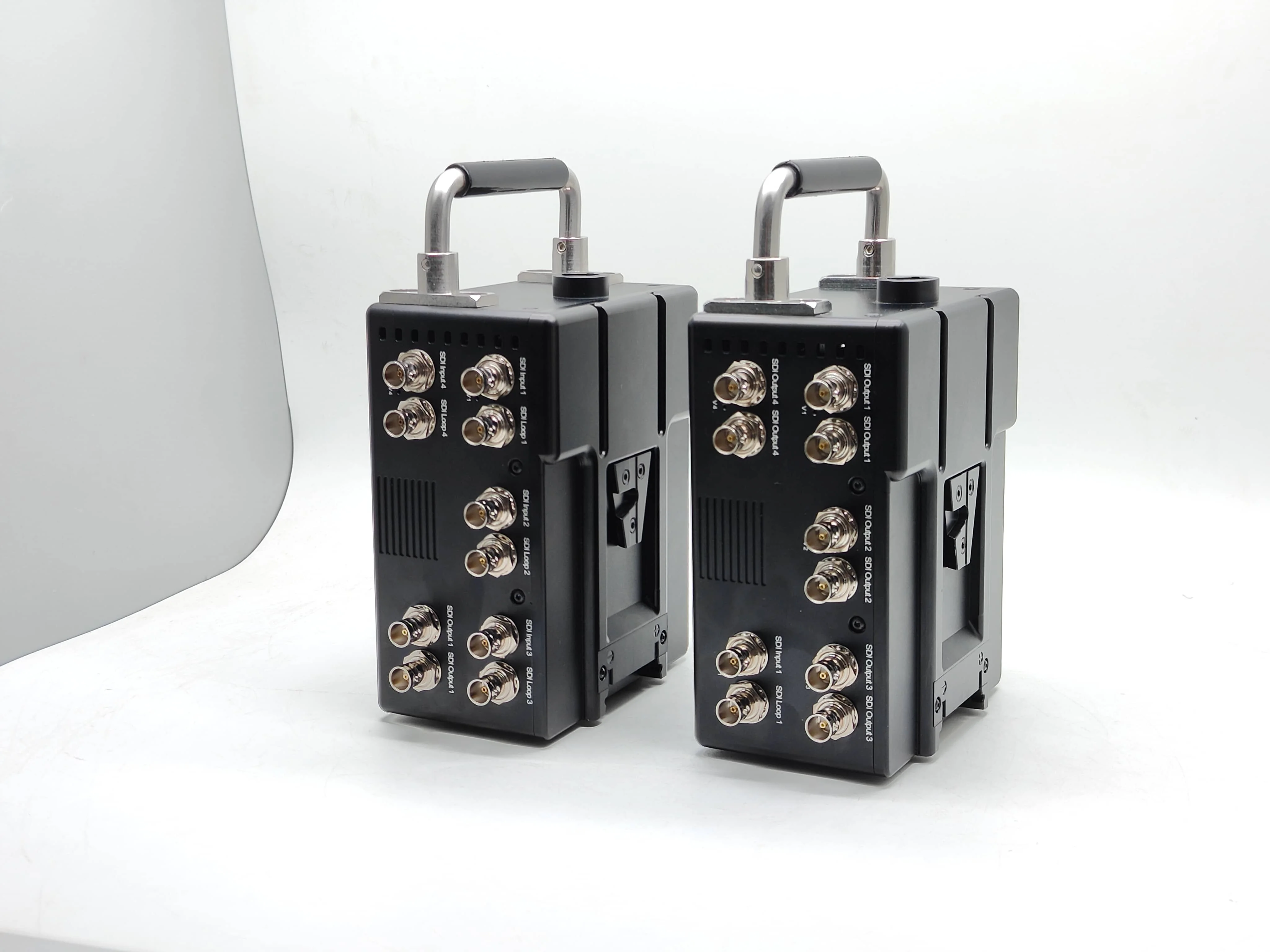 5 Channels 3G SDI Fiber Transmission System With 1GB Network Over One LC Fiber Cable