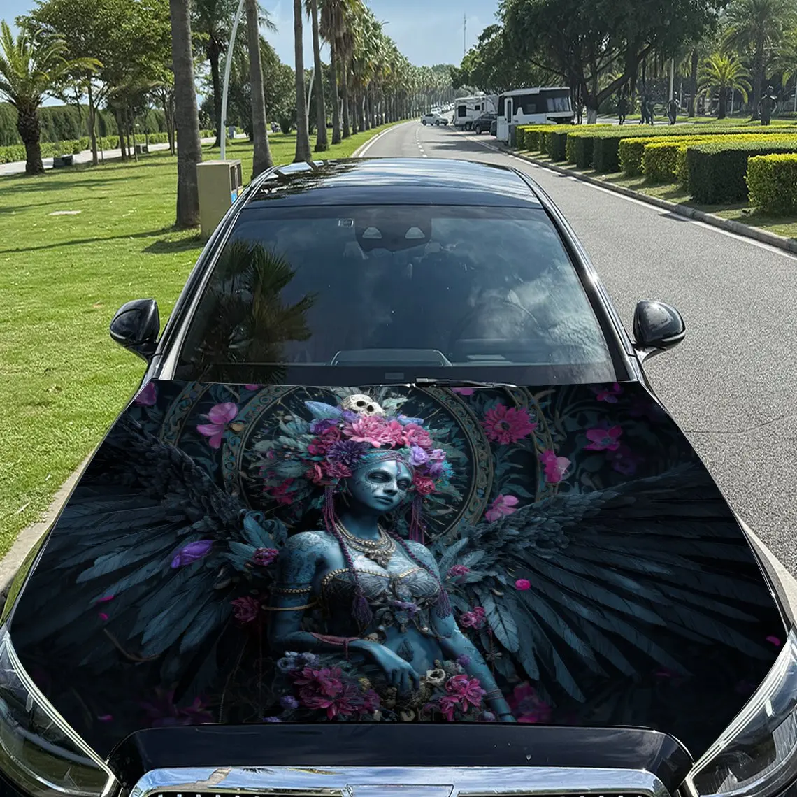 Floral Blue Winged …