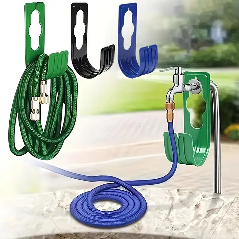 Water Pipe Storage Hooks Heavy-duty Watering Hose Rack Outdoor Wall Mounted Garden Hose Holder Racks
