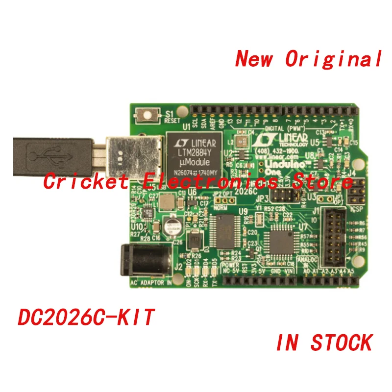 

DC2026C-KIT Development Board and Toolkit - AVR DC2026C with DC934A - Linduino One Isola