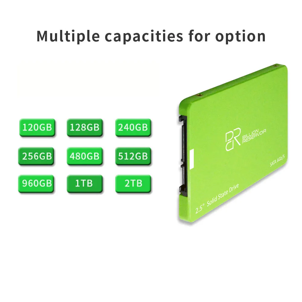 Imagem -04 - Ssd 256gb Disco Rígido Interno Verde Ssd 2.5 512g 1tb Disco Rígido Sataiii para Laptop Desktop br