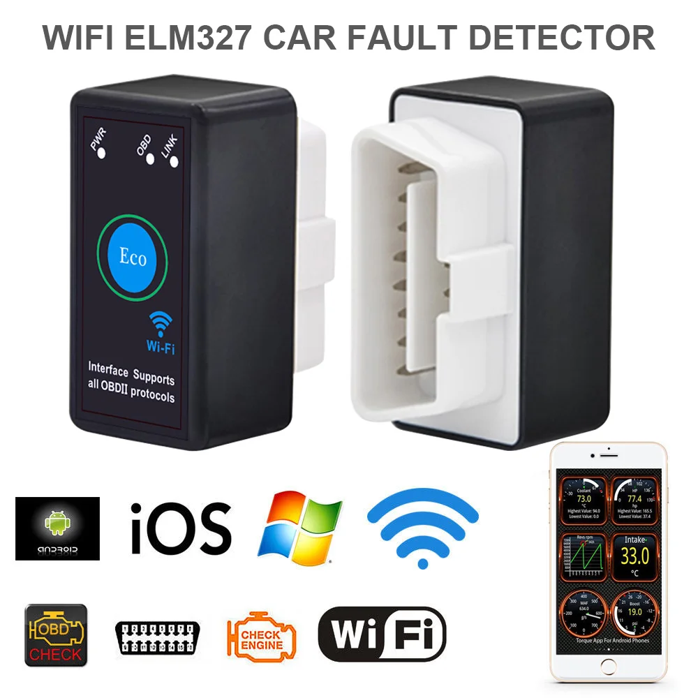 2023 Hot ELM327 OBDII OBD2 V1.5 WiFi Car Diagnostic Wireless Scanner Tool Car Accessories ELM327 V1.5 General Motors Accessories