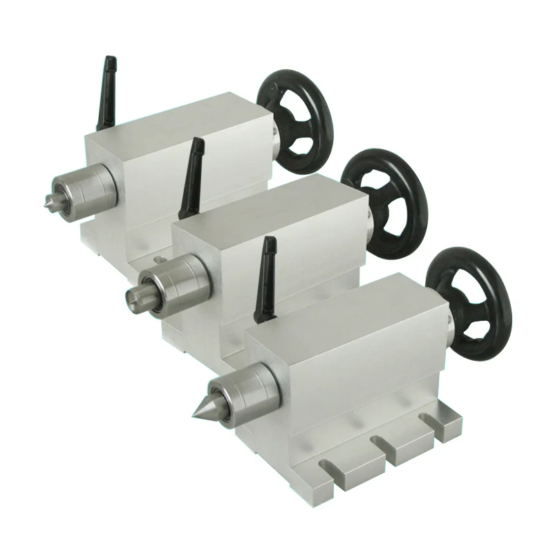 Mini CNC Rotary Axis Tailstock Activity Adjustable Tailstock for CNC Lathe Machine