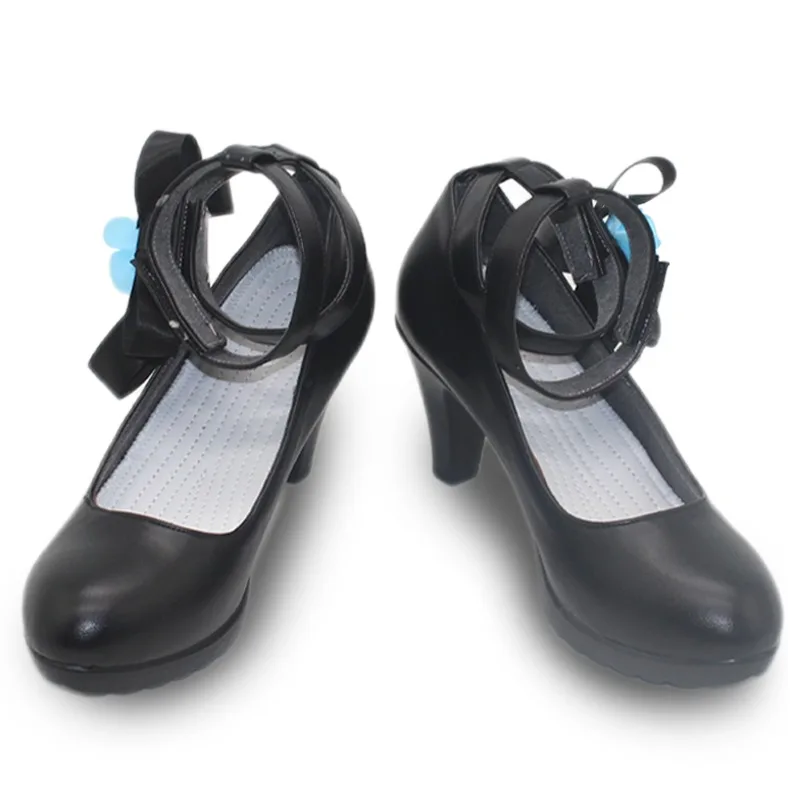 Buty do cosplayu Bang Dream Roselia, buty ze skóry PU, buty na Halloween, karnawałowe, akcesoria anime, rekwizyty do cosplayu, wykonane na zamówienie