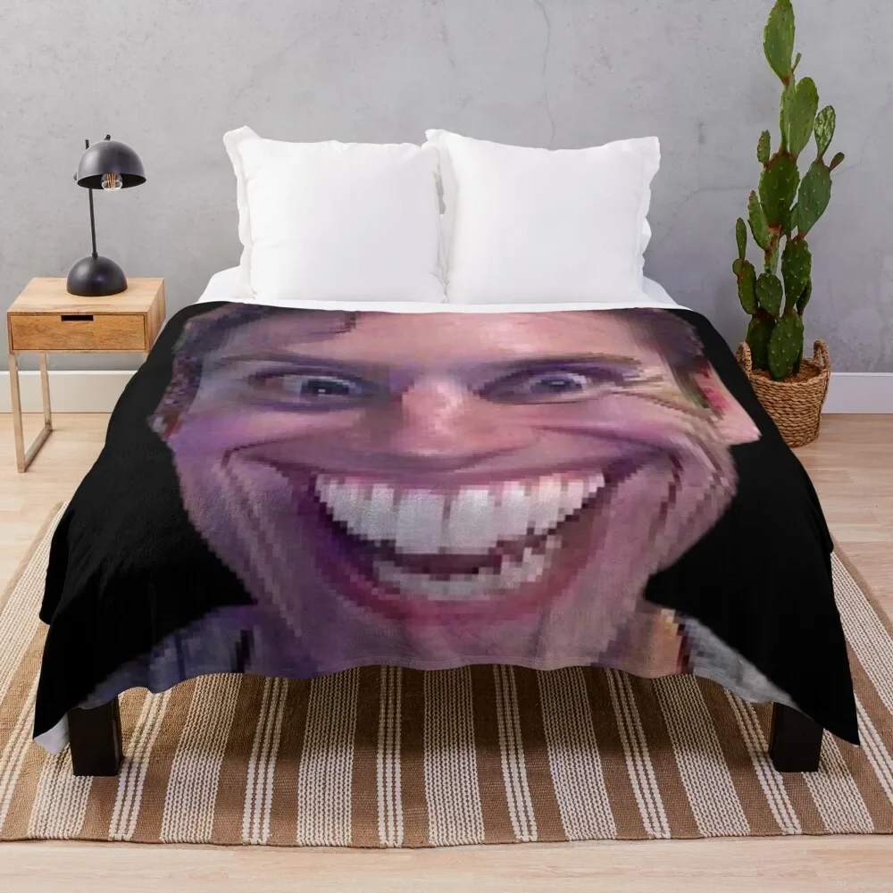 

SUS OMEGASUS OMG SUSGUY FACE!!! Throw Blanket manga Giant Sofa Decorative Sofas christmas gifts Fashion Sofas Blankets