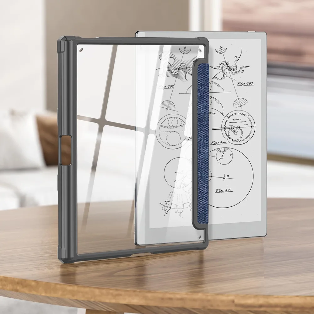 

Case for Onyx BOOX Tablet Go 10.3, Flip Folio Slim Light Anti-drop Portable Durable Leather Cover Protective Cases