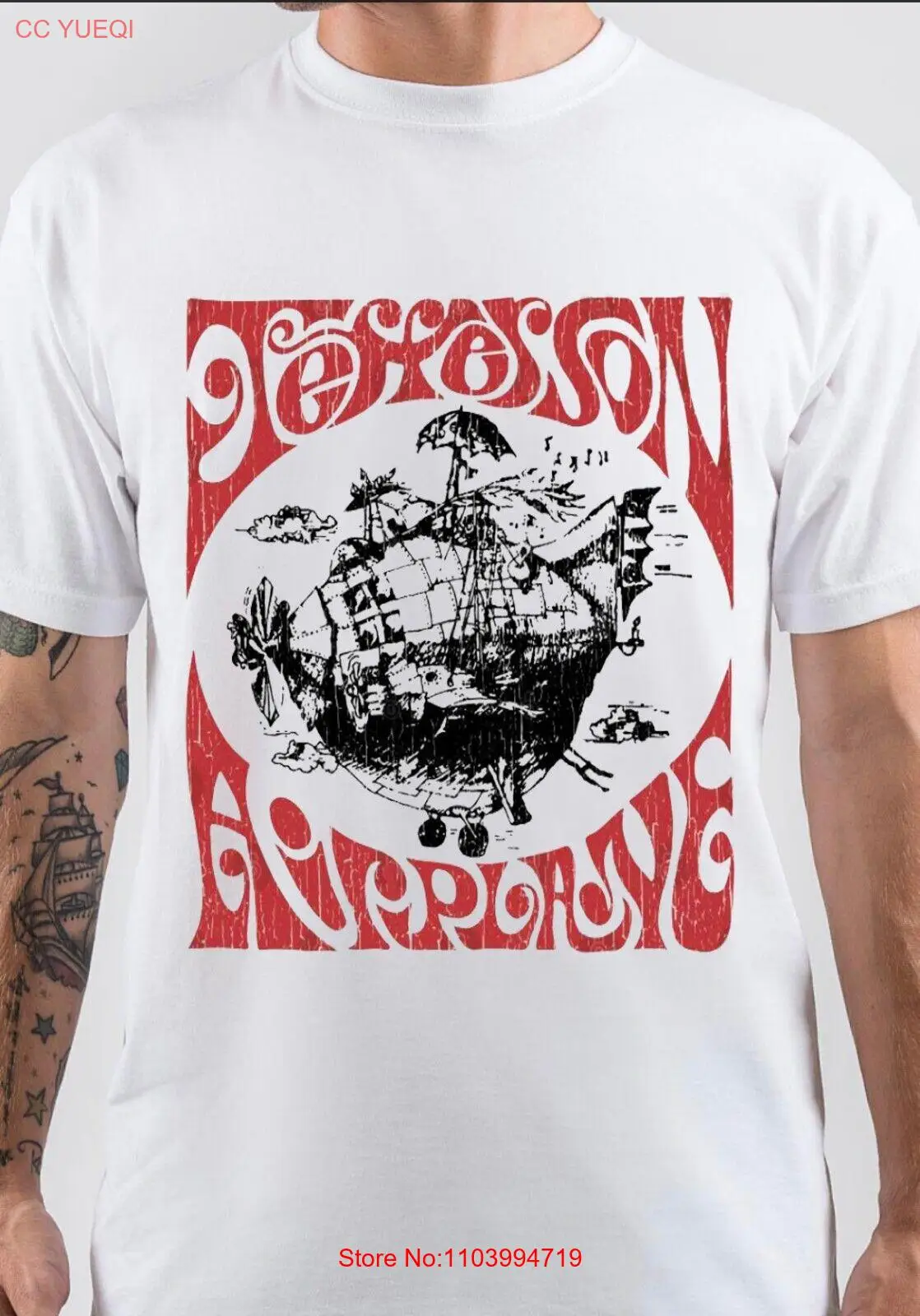 Jefferson Airplane Shirt Tee Men Women S-5XL I030