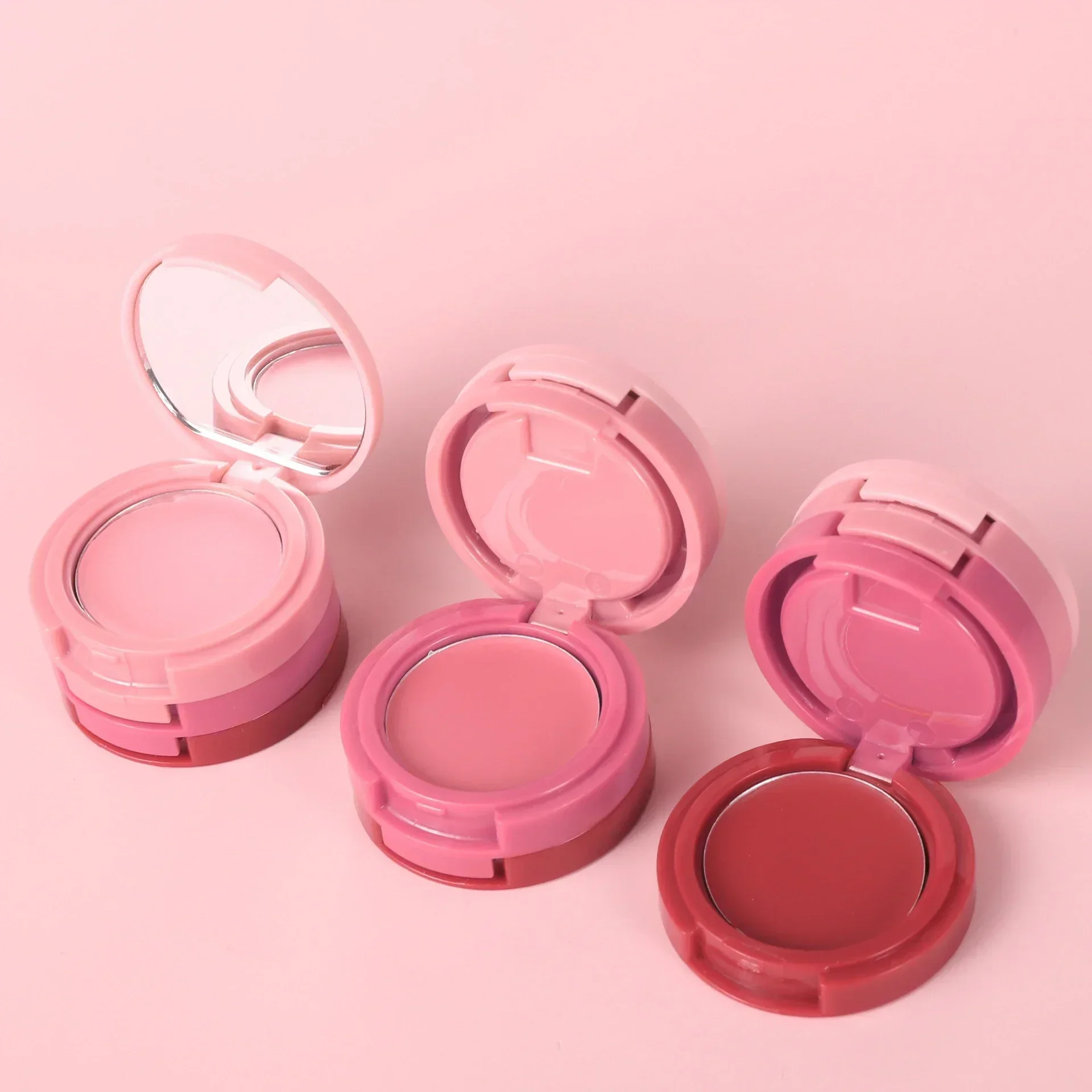 Natural Matte Blush maquiagem impermeável, aveludado rosto liso blush, lábio creme bochecha blush, vermelho