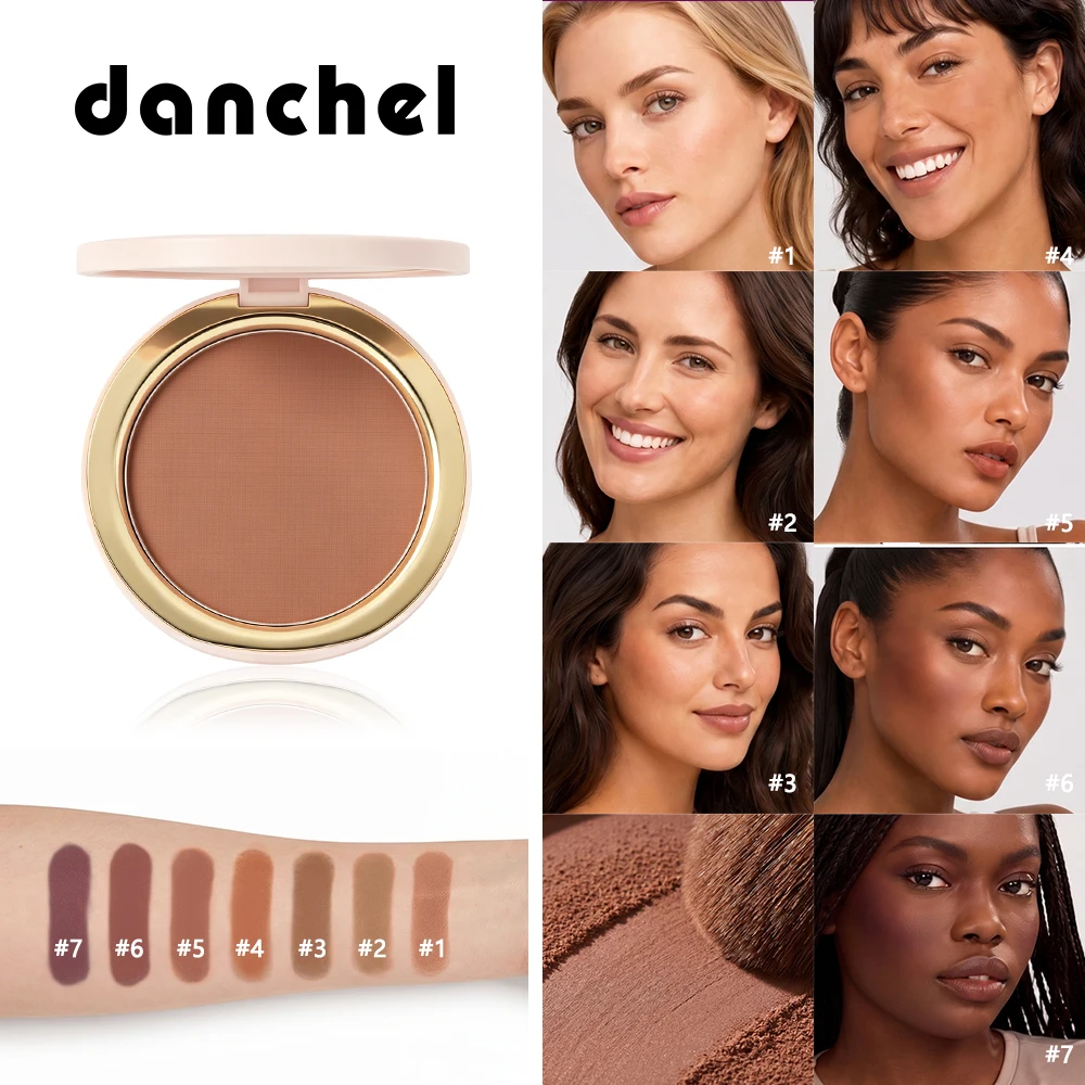 Matte Powder Bronzer Warm Radiance Soft Natural Blurred Soft-matte Finish Nourish Soothe Skin Buildable Coverage Powder Compact