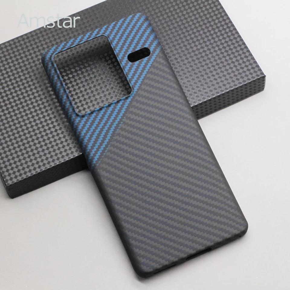 Amstar Multicolor Carbon Fiber Phone Case for VIVO IQOO 10 Pro High Quality Aramid Fiber Ultra-thin Anti-drop IQOO 10 5G Cover