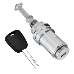 Beczka zamka przednich lewych drzwi z zestawem kluczy 9170.T9 pasuje do Citroen C2 C3 1/MK1 2002-2010 Pluriel 2003-2010 9170T9