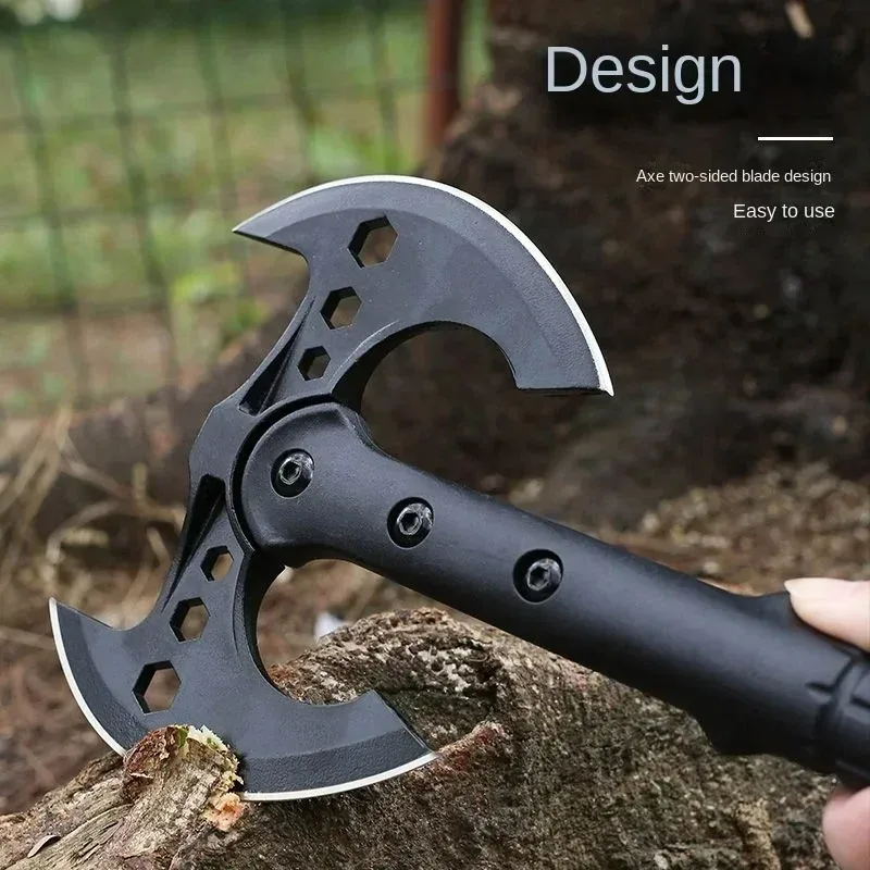 Multifunctional Sapper Axe Camping Survival Outdoor Portable Mountain Cutting Firewood Battle Camping Equipment Hunting