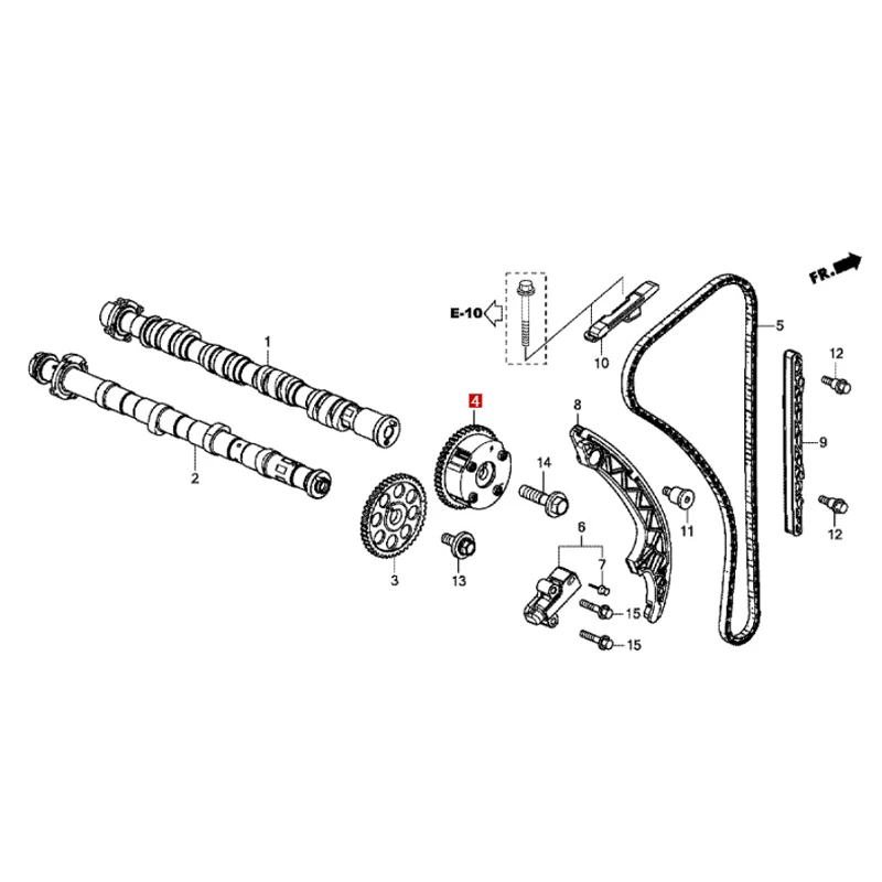 14310-5by-h01 14310-5a4-a01 14310-5a2-a01 مناسب لصلصة ho fi t la ifu جهاز ضبط الطور bi nz hi xr v ، أسنان عمود الحدبات