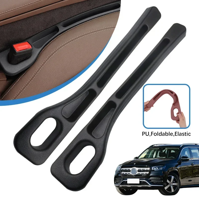 2PCS Car Seat Gap Filling Plug Cushion Side Seam Leak Proof Strip For Mercedes Benz GLS X167 450 Auto Accessories