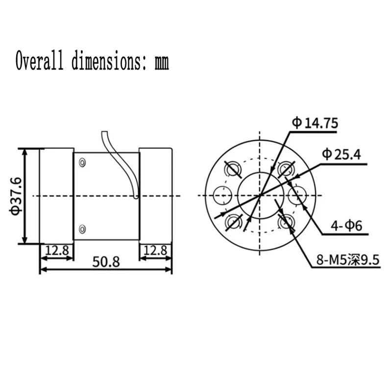 

0-100N.m miniature static torque sensor