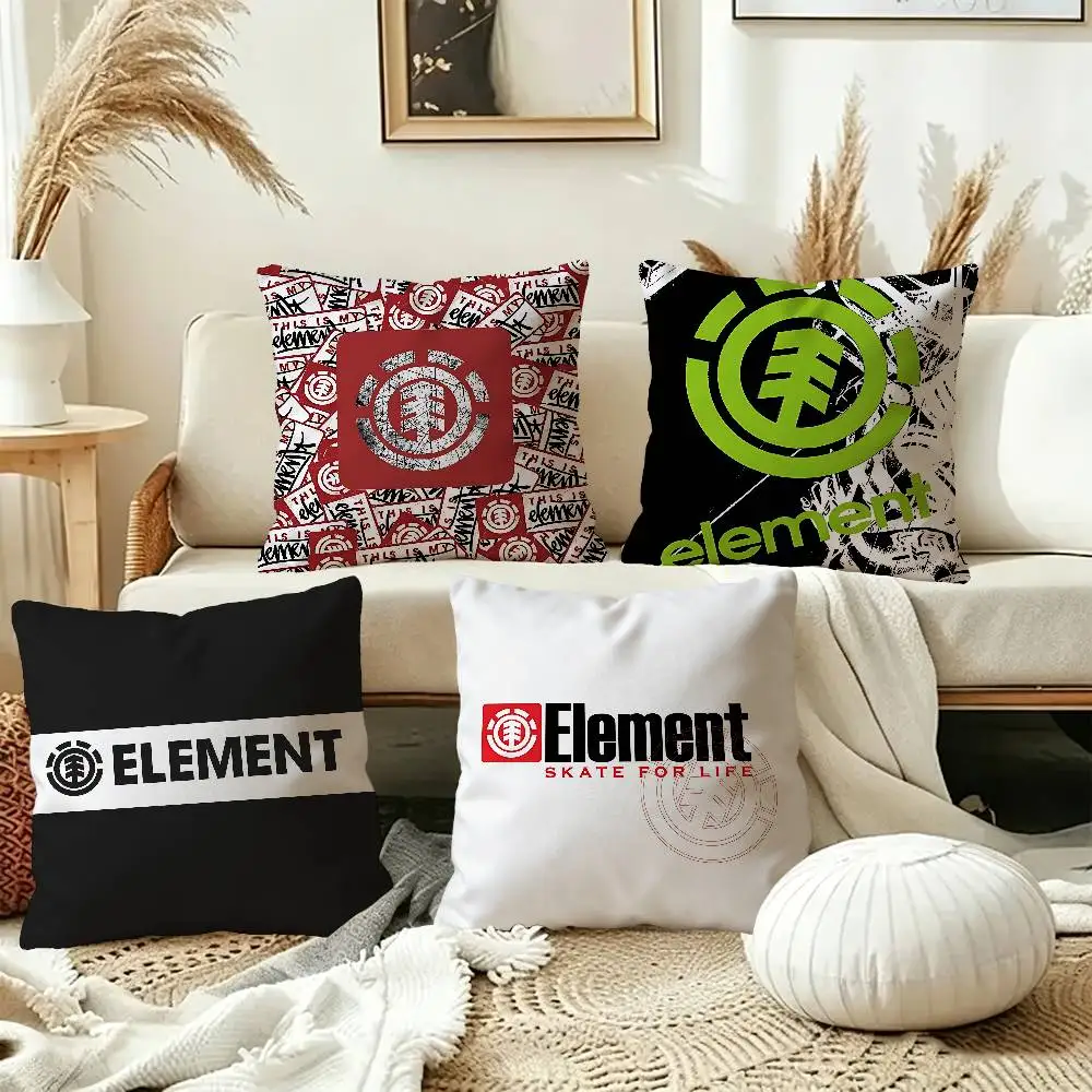 E-Element skateboard logo 45*45cm Cushion Cover Pillow Cover Decor Pillowcase Home Pillowcase for Couch Pillow
