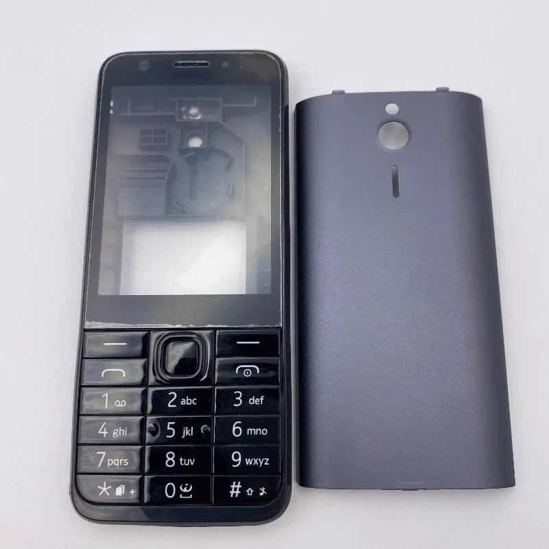 Full Complete Mobile Phone Housing Cover Case+English Keypad for Nokia 230 230ds RM-1172 RM-1126