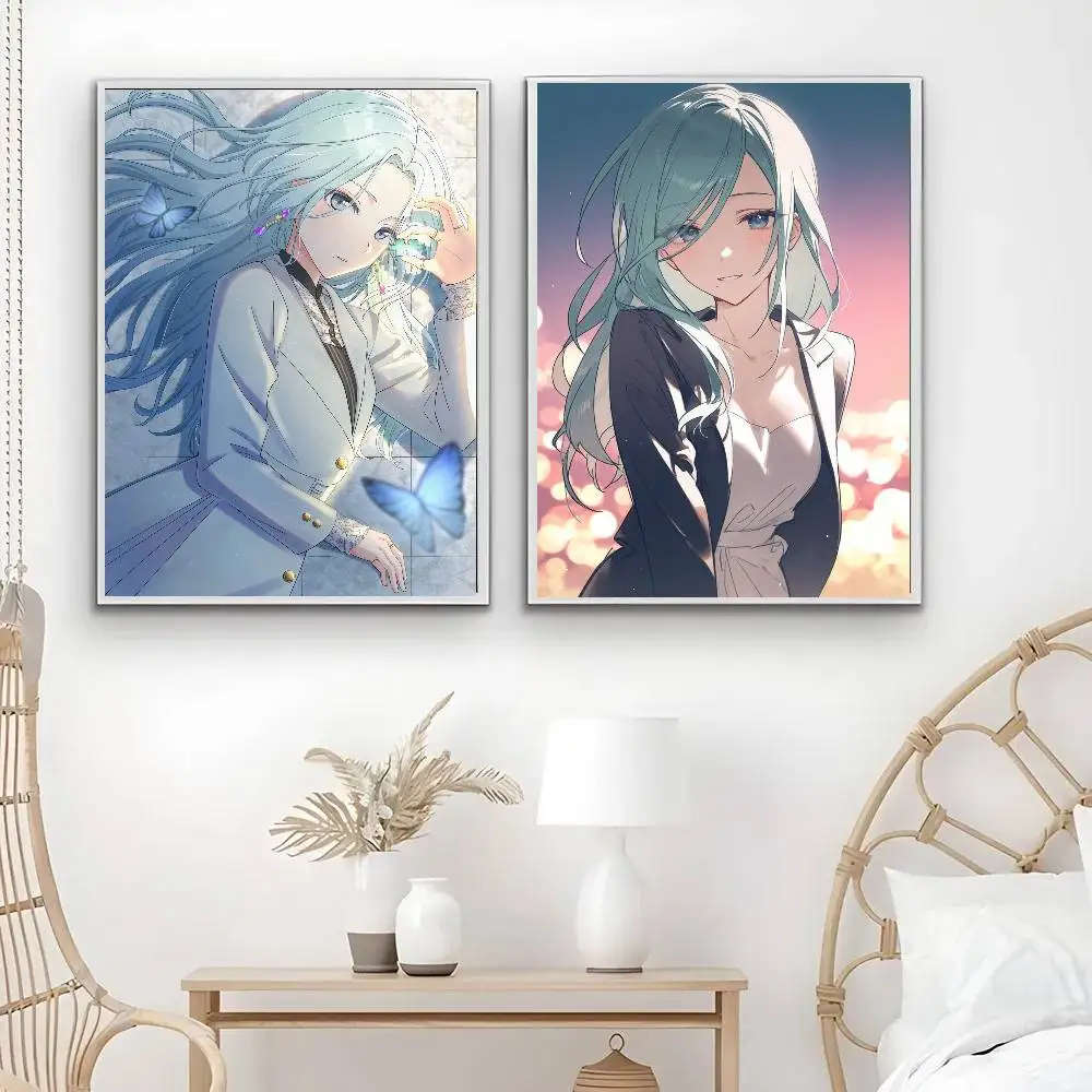Shizuku Hinomori Anime P-Project Posters Living Room Bar Cafe Quality Canvas Vintage Style Comics Painting Art Home Wall Decor