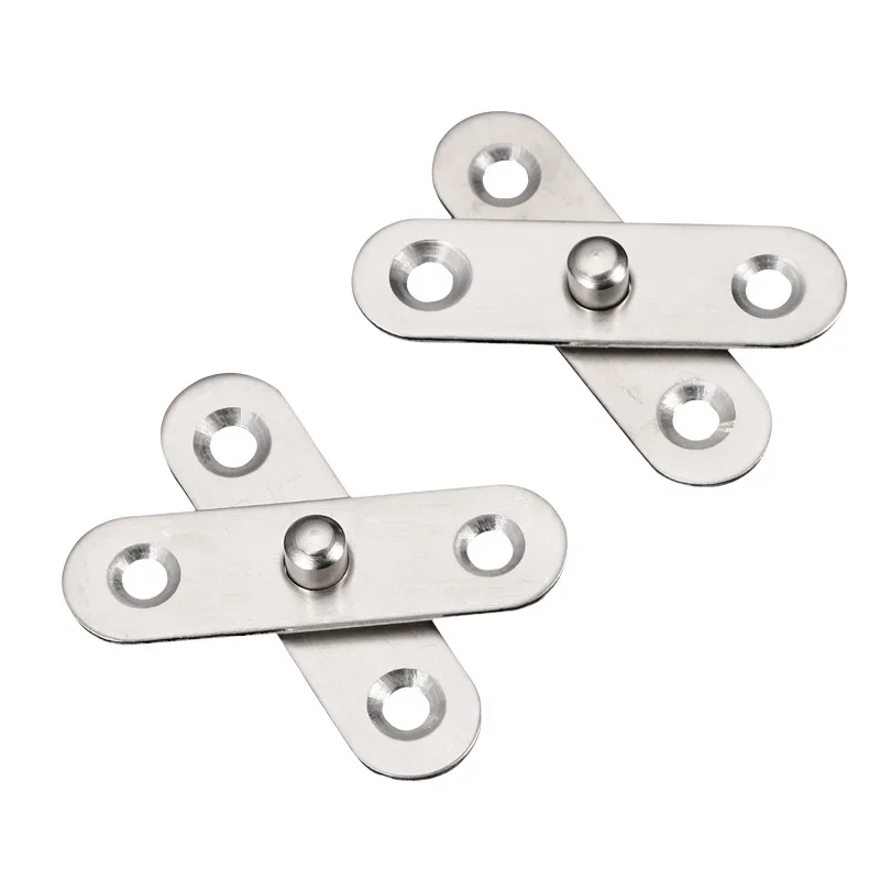 

12pcs Rotatable 360 Degree Door Pivot Hinges Folding Small Small Stainless Steel Up And Down Hinges Furniture Hinges