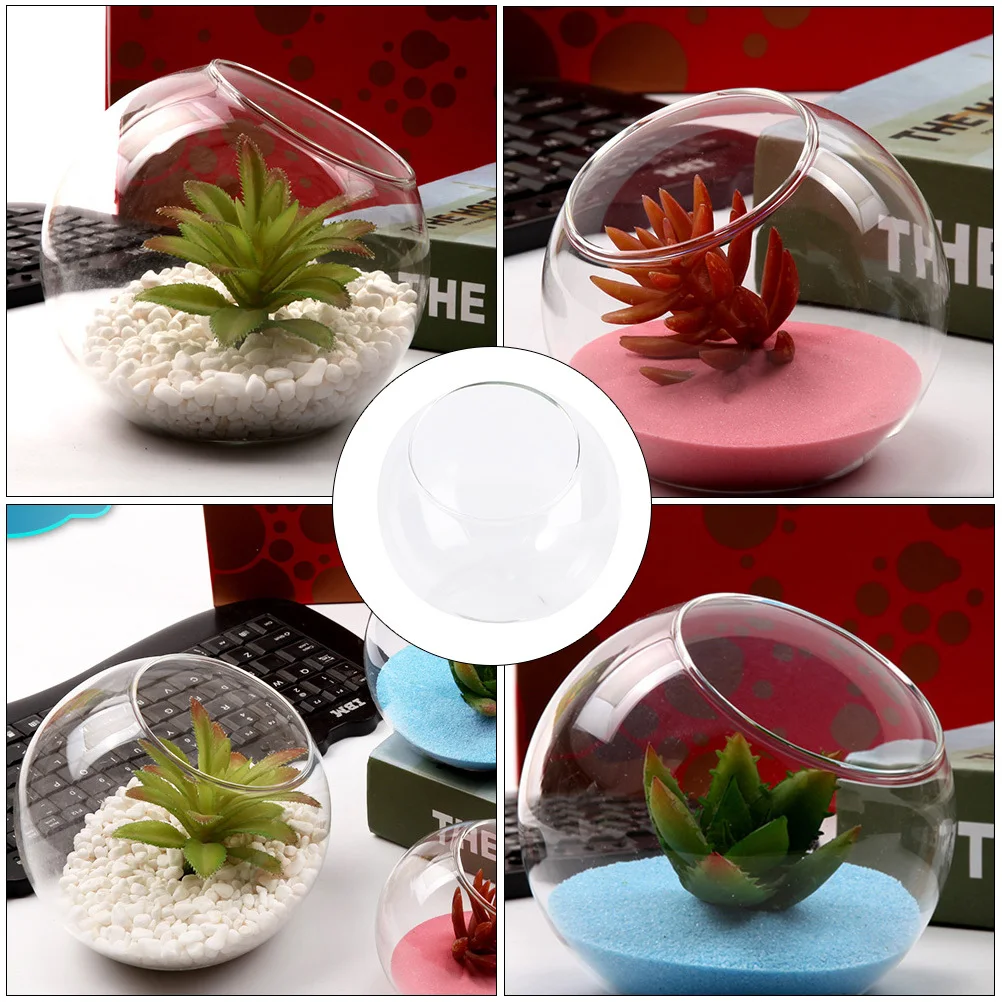 

Mini Vase Jar Container Desk Simply Bottle Micro Landscape Terrarium Jars Glass