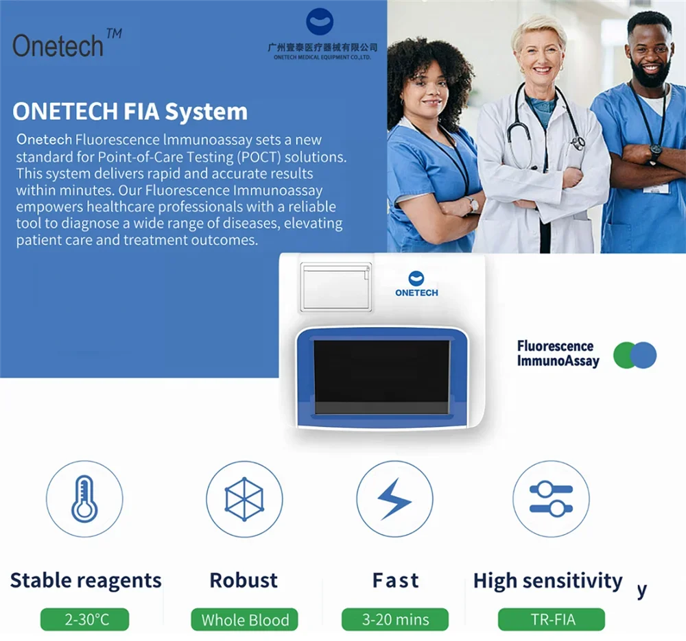 MY2200 7 inch Touch Screen Wireless Immunofluorescence Immunoassay Analyzer