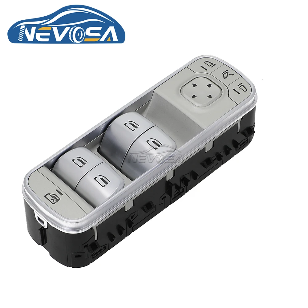 NEVOSA A1679054501 For Mercedes Benz GLS GLE W167 2019 2020 2021 Car Power Window Switch Master Lifter Control Button 1679054501