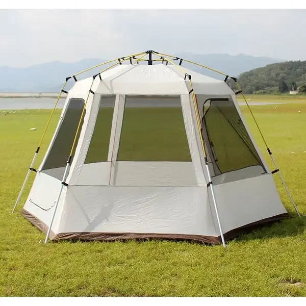 Anti-gale and rainstorm tent outdoor 3-4 people fully automatic