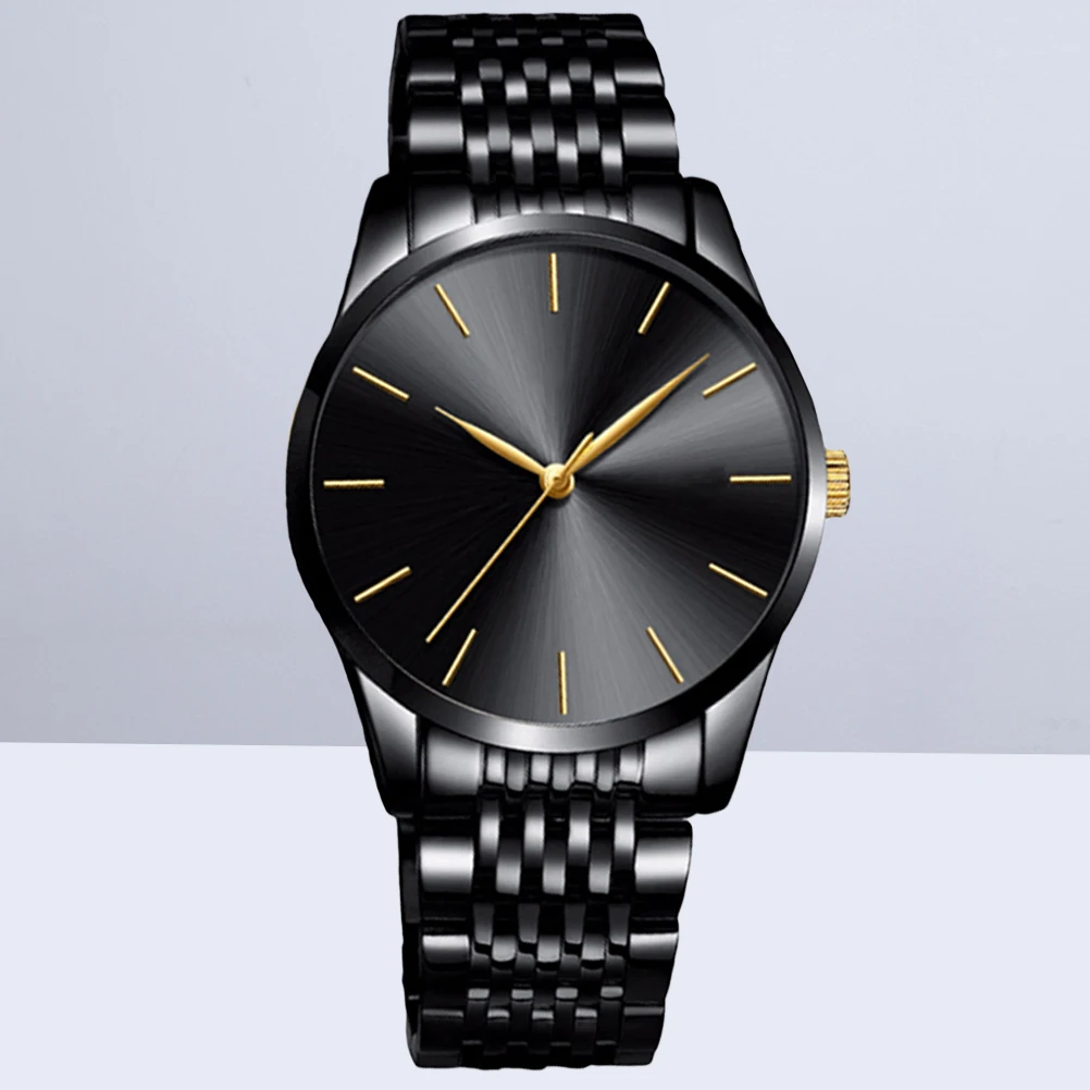 

Steel Strap Watch Waterproof Watches for Men Business Wristwatch Calculator Man