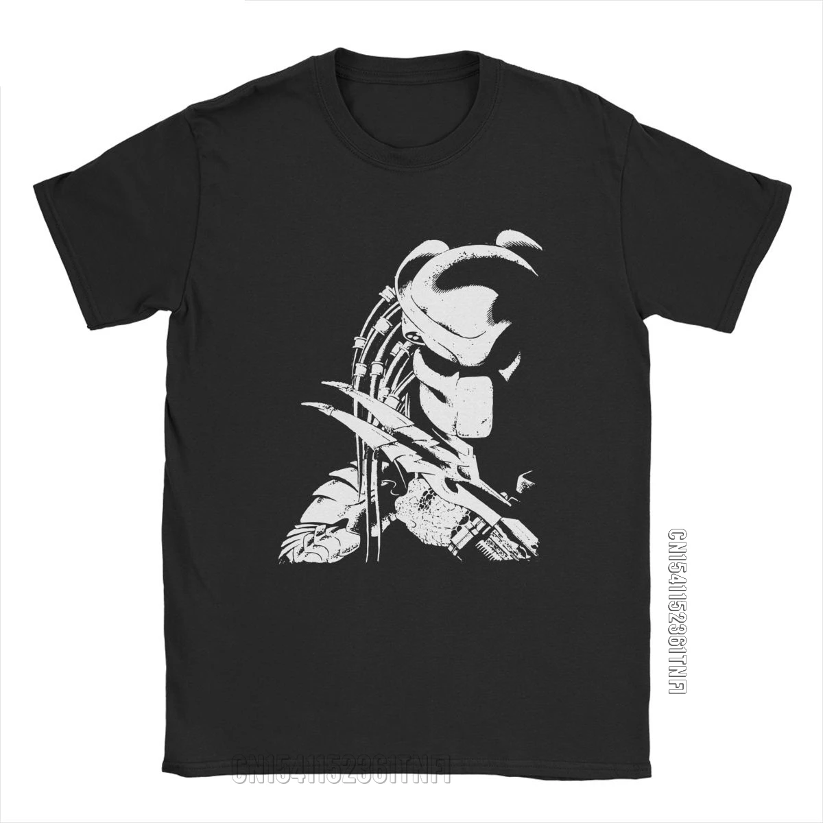 Predator Movie Alien T-Shirts For Men Vintage Cotton Tees O Neck Classic Short Sleeve T Shirt Graphic Tops