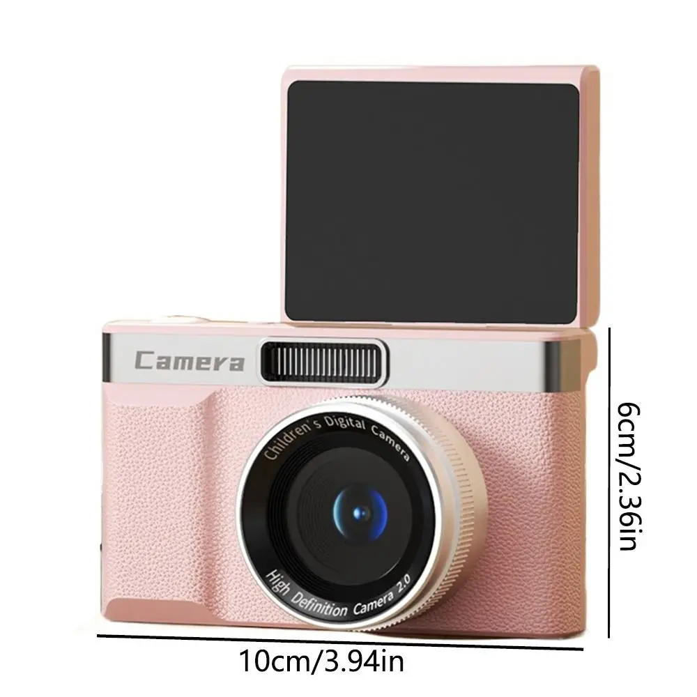 كاميرا رقمية 2.4 بوصة 1080 بكسل عالية الدقة مضادة للاهتزاز 8x تكبير للتصوير الفوتوغرافي كاميرا فيديو ضبط تلقائي للصورة 180 ° الوجه الشاشة