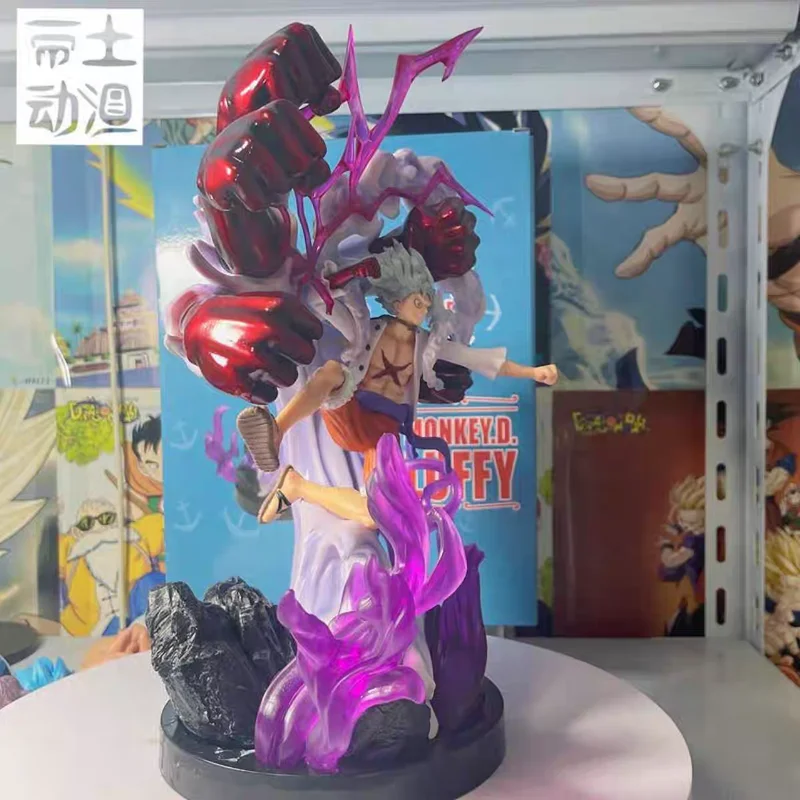 Neue 33 cm One Piece Figur Nika Luffy Gear 5 GK PVC Action Figure Spiel Statue Figur Modell Puppe Dekoration Sammlung spielzeug Geschenk