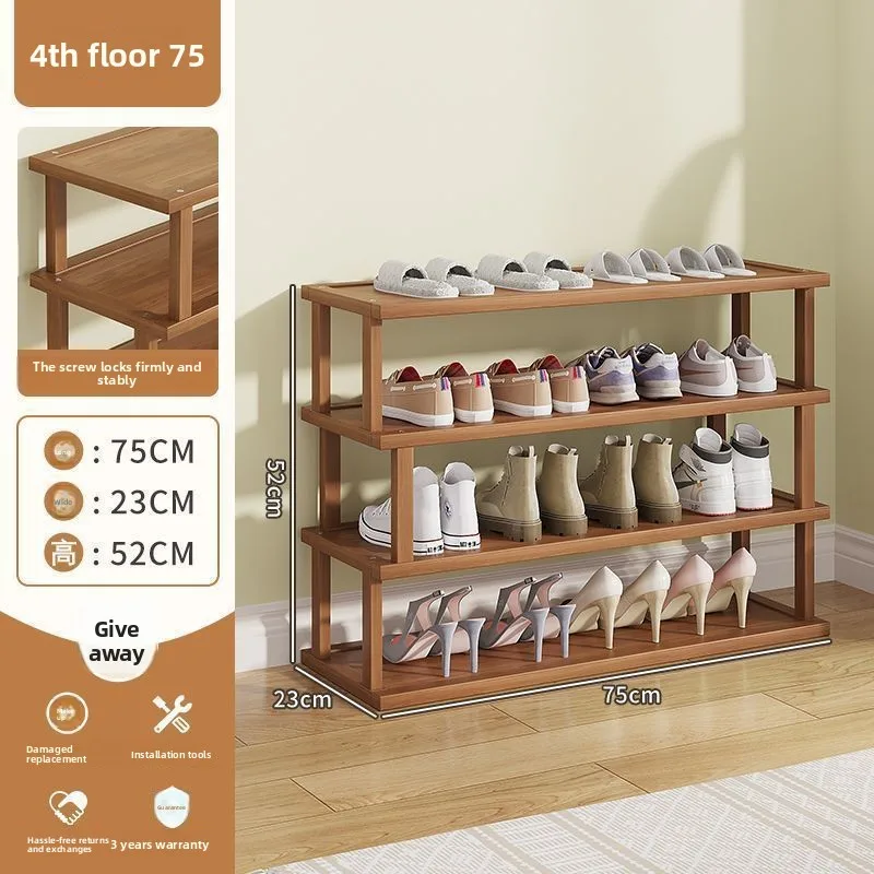

Многофункциональная полка для обуви у входа, стеллаж для обуви, небольшая полка для хранения, простая многоярусная полка для хранения на улице, подставка для обуви