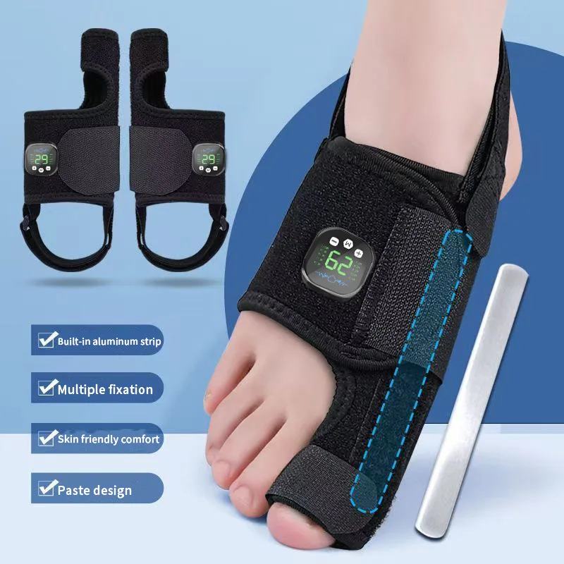 Elektrischer Hallux-Valgus-Korrektor, Zehenglätter mit TENS-Massage zur Schmerzlinderung, Fußpflege, orthopädisch – Detail 1