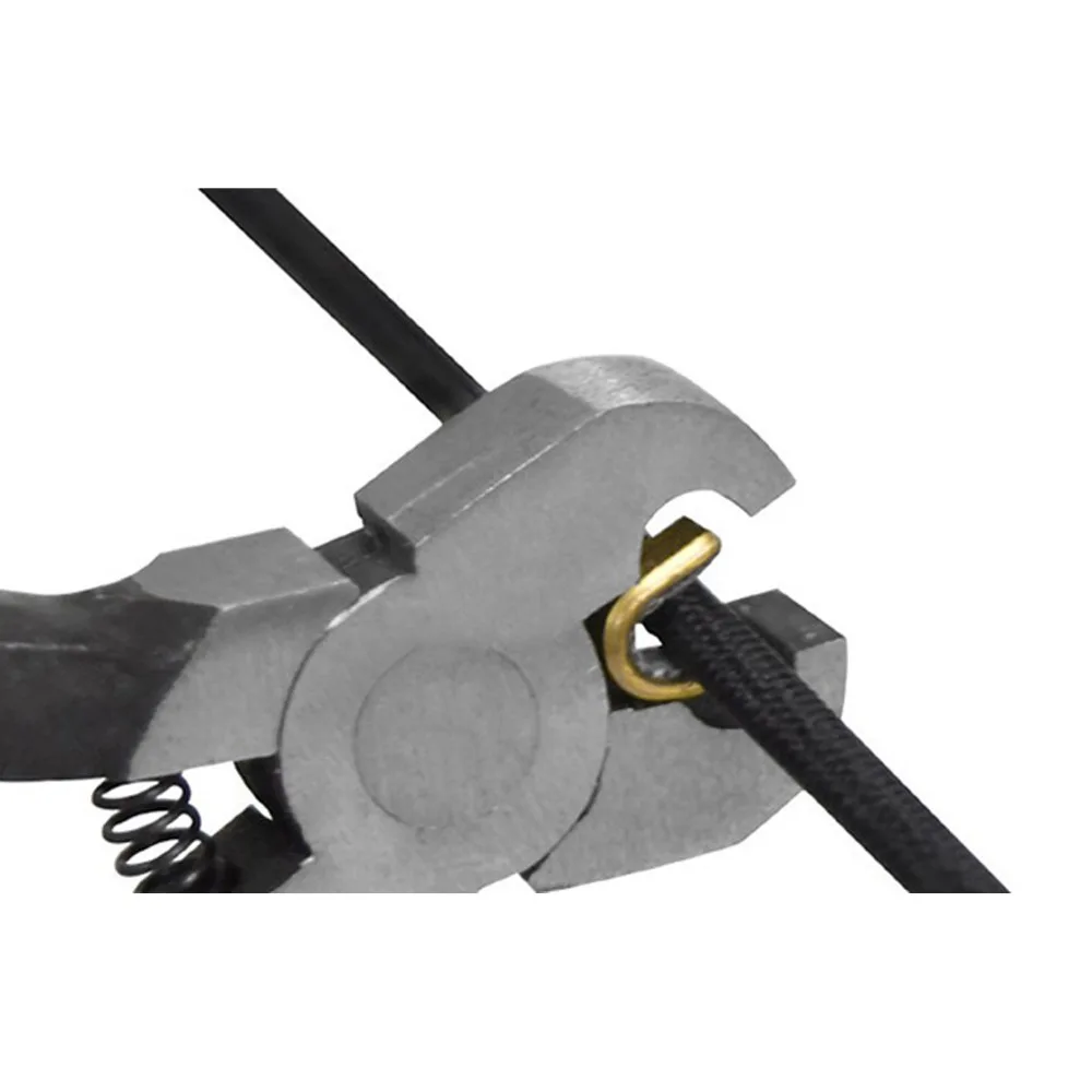 Portable T Ruler Bow String Nocking Points Pliers Set Black Compound Bow Kit Archery Pliers Set Bowstring Installation