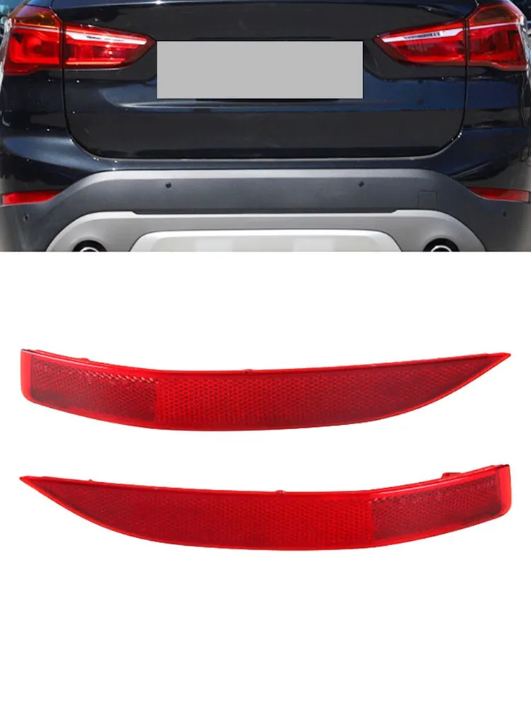 For BMW X1 F48 2016-2019 Rear Bumper Lamp Reflector Tail Brake 61617355547 61617355548