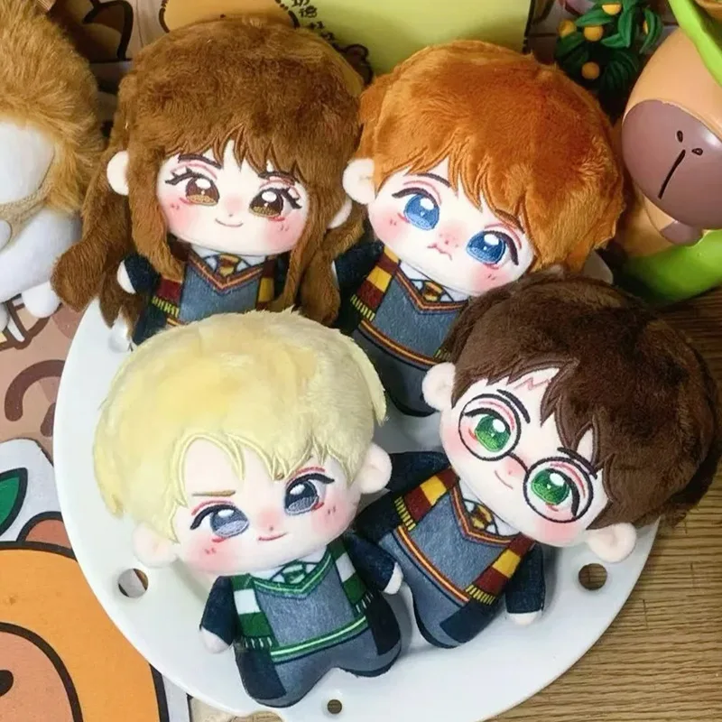 Hot 10cm Harry Potter Doll Ron Malfoy Hermione Plushies Stuffed Anime Bag Pendant Collect Plush Toy Gifts view 2