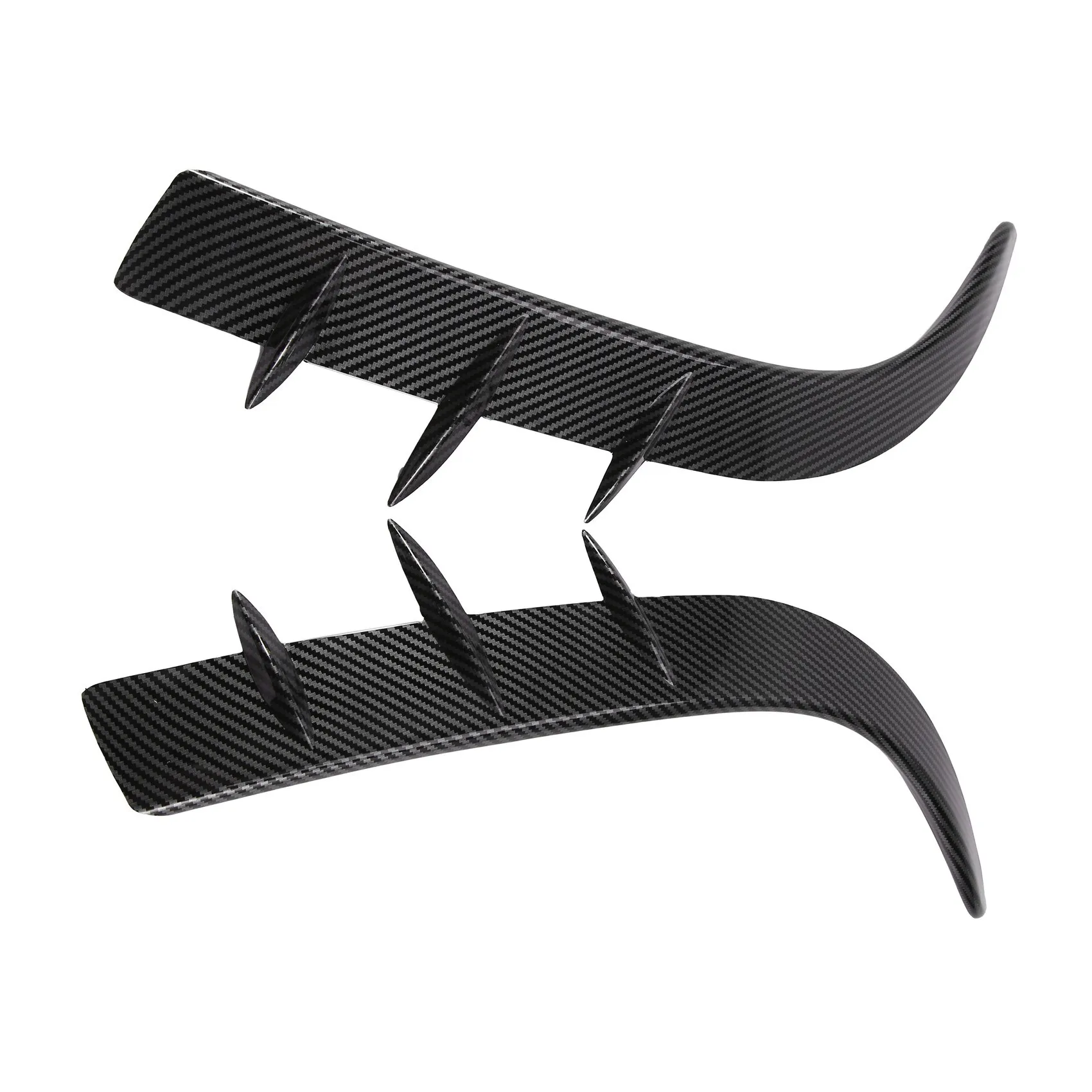 

Carbon Fiber Car Front Fog Lamp Frame Trim Cover Spoiler for Toyota CROWN KLUGER 2022