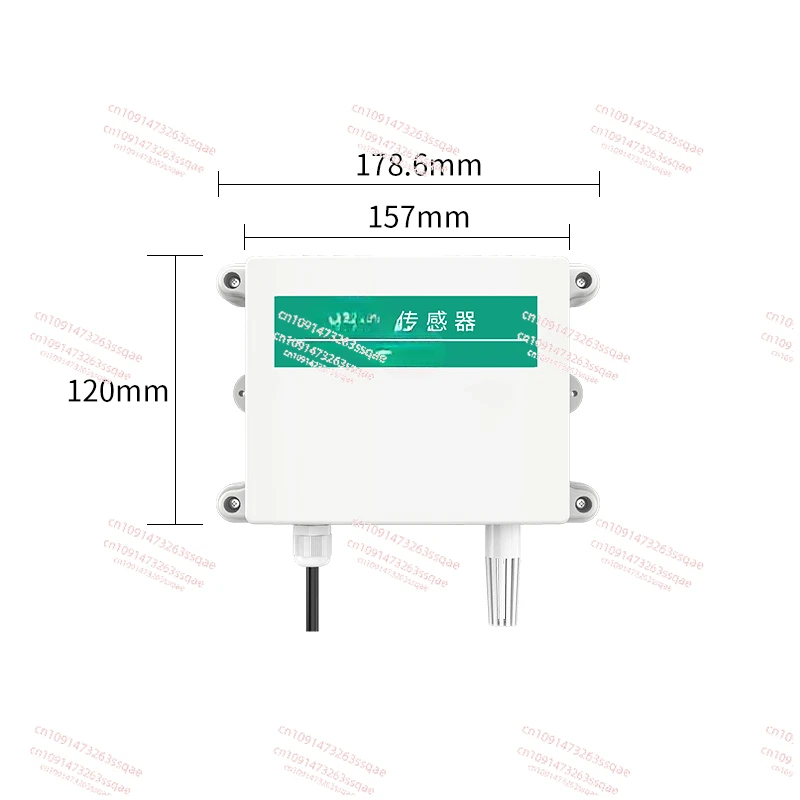 Sensor TSP inalámbrico PM100, detector polvo, partículas contaminación, monitoreo polvo, sensor calidad del aire