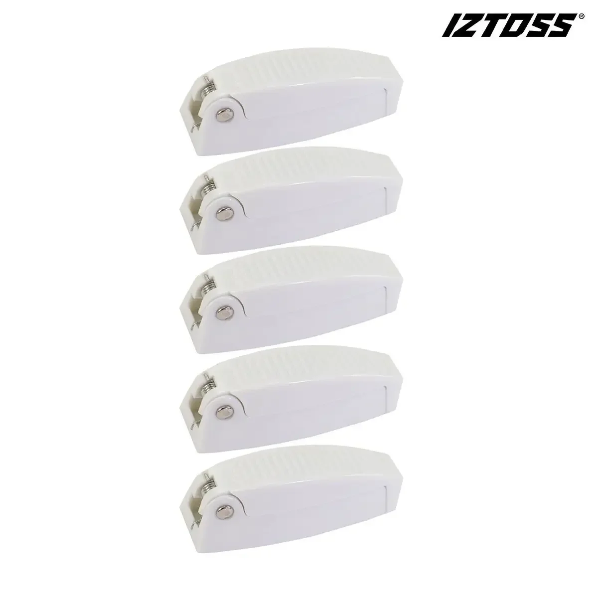 5PCS ABS White Door Clip Luggage Door Lock Trailer Storage Box Latch Hook Bracket Travel Caravan Motorhome Boat