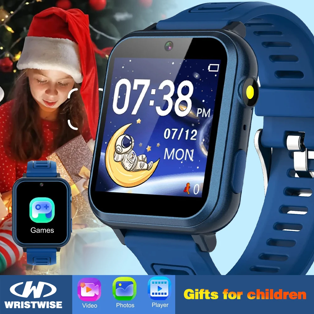 Children's smartwatch with 24 game alarm music player video and audio recording suitable for toys for boys and girls aged 3-12