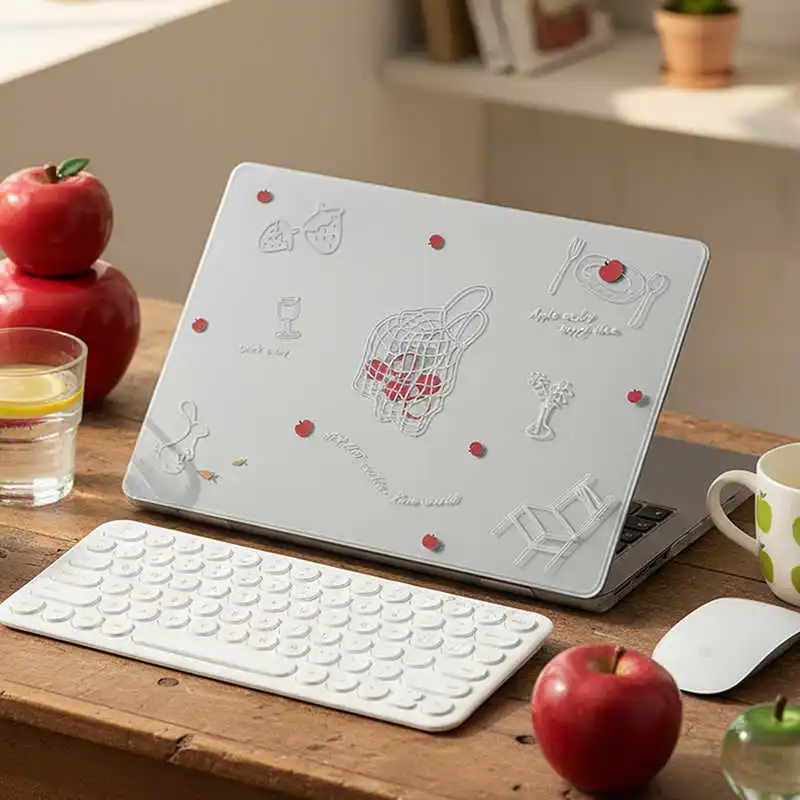 

Line World Laptop Case For Macbook Air 13 M4 M2 M3 Case Macbook Air 15 M5 A3114 A2941 Air13 A1932 A2179 A2337 Pro 13 Cover