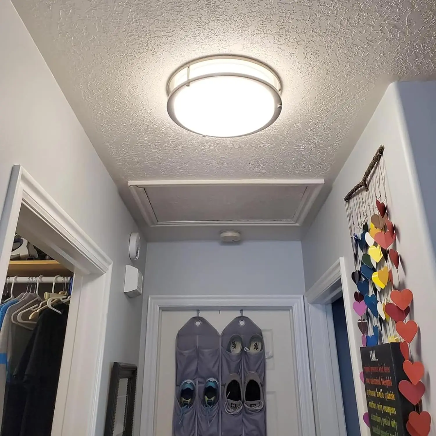 Plafonnier LED à Intensité Réglable de 36W et 12 Pouces, Luminaire de Plafond Encastré pour Chambre à Coucher, Cuisine